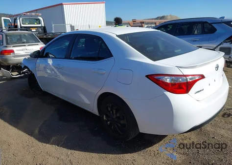 2016 Toyota Corolla L z USA, uszkodzony, nr VIN 2T1BURHE8GC493038
